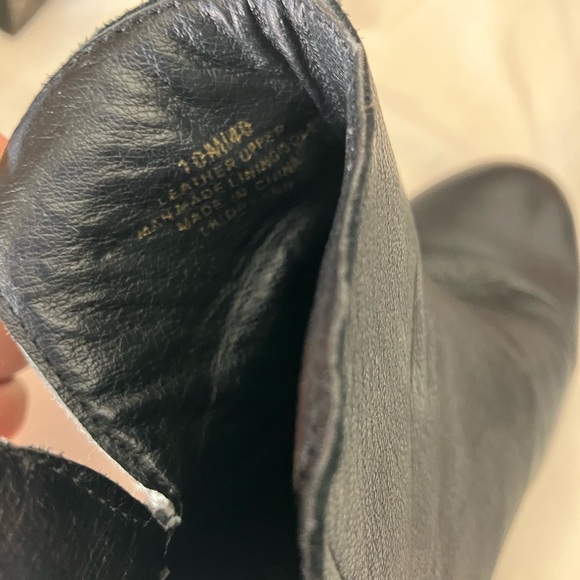Lucky Brand Orsann Black Ankle Boot Block Heel Size 10 - Picture 5 of 7